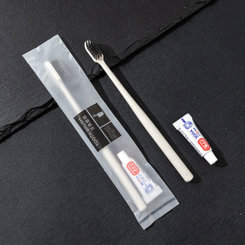 Picture of Hotel Special Hotel Toiletries Set Comb Disposable Toothbrush with Toothpaste Soft Hair Homestay Wholesale Customization