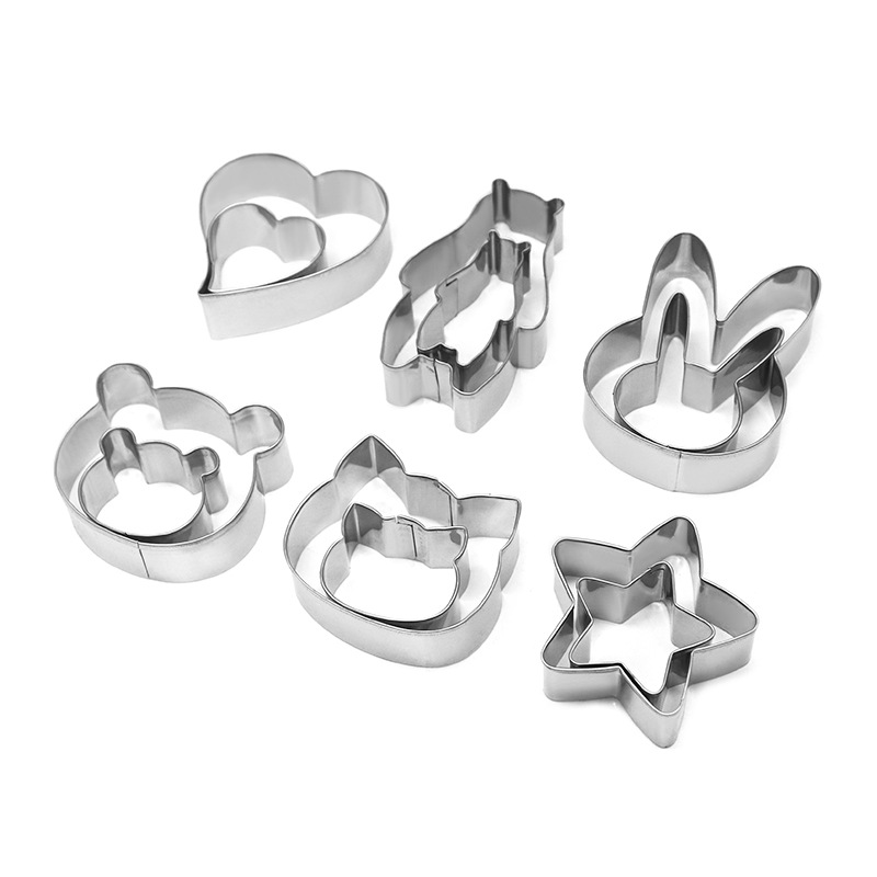 Wholesale Stainless Steel Baking Cookie Mold Animal Cookie Cut Cookie Mold Plant Chocolate Baking Mold