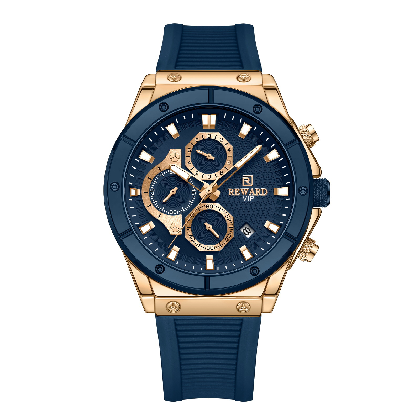 Picture of Reward skin-friendly silicone tape multi-functional men's sports watch cross-border supply multi-functional fashion men's watch pin