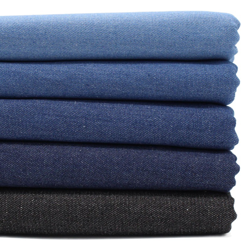 Lanji textile spot 180cm width washed denim 10 washed denim twill factory