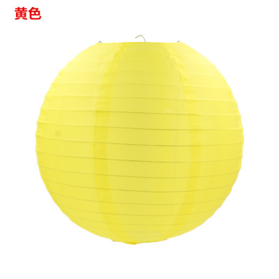 Picture of Color Cloth Outdoor Cloth Lantern Waterproof Round Lantern Silk Cloth Folding Cloth Lantern Wedding Festival Mid-Autumn Decoration