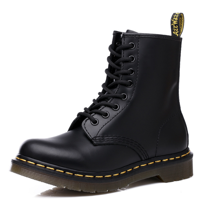 Martin boots men's 2024 spring new fashion casual couples plus size high Martin boots men's shoes a generation of hair