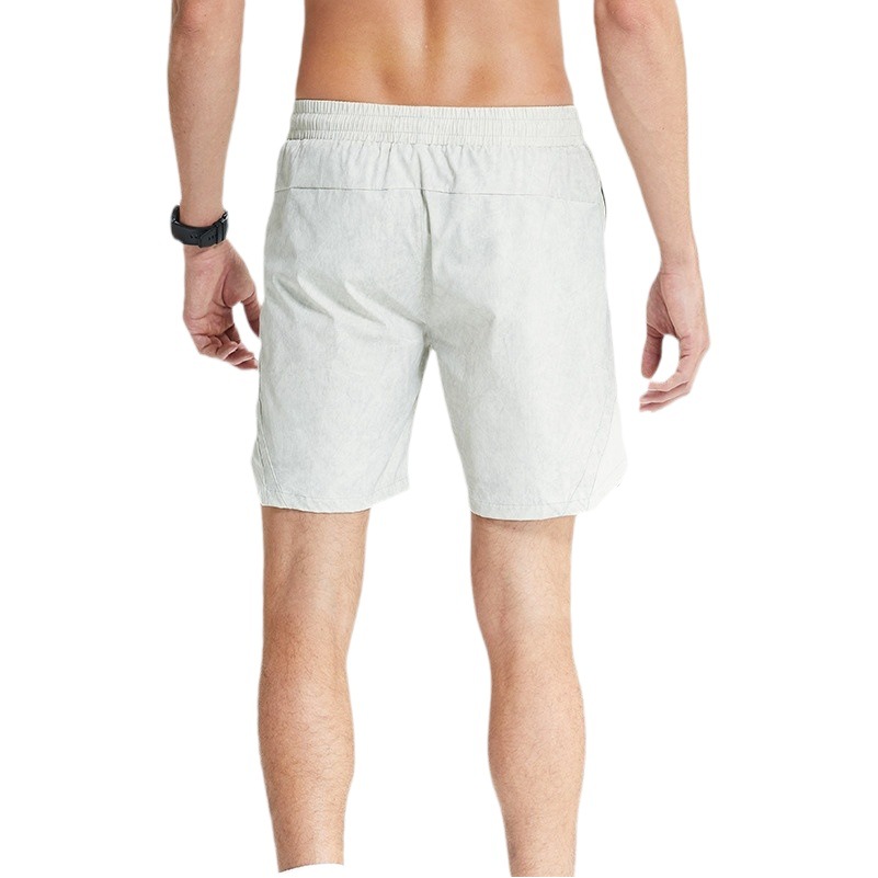 Cross-border American-style Mud-dyed Sports Shorts Summer Loose Casual Ice Silk Quick-drying Breathable Running Shorts