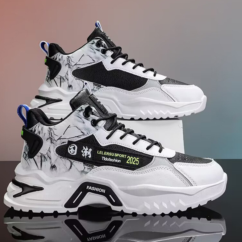 Autumn Men's Shoes New High-top Torre Shoes Fashion Teen Trendy Men's Running Casual Shoes All-match sneaker