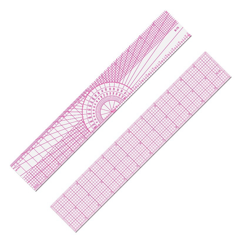 Sewing Ruler 9-Piece Set, Clothing Pattern Making Ruler, Multi-Functional Curve Ruler, Pattern Making Drawing Ruler, Cross-Border Supply