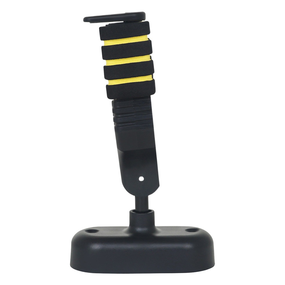Wholesale self-locking musical instrument hook plastic base electric wood guitar ukulele hanger automatic lock guitar hanger