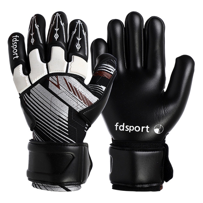 Mr. Feidun Xu Royal 8.0 Goalkeeper Gloves No Finger Guard Non-slip Wear-resistant Flat Palm Inner Seam 4mm Latex
