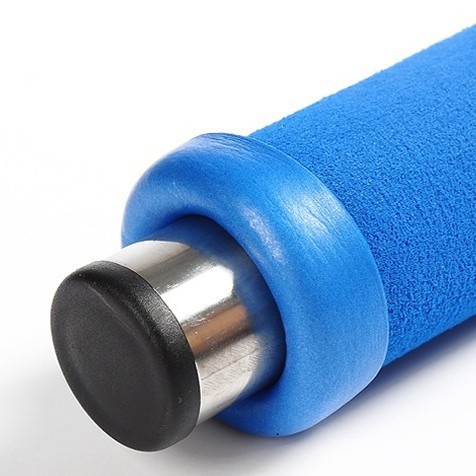 Picture of Sponge relay stick stainless steel transfer stick standard adult relay stick for track and field competition children relay stick
