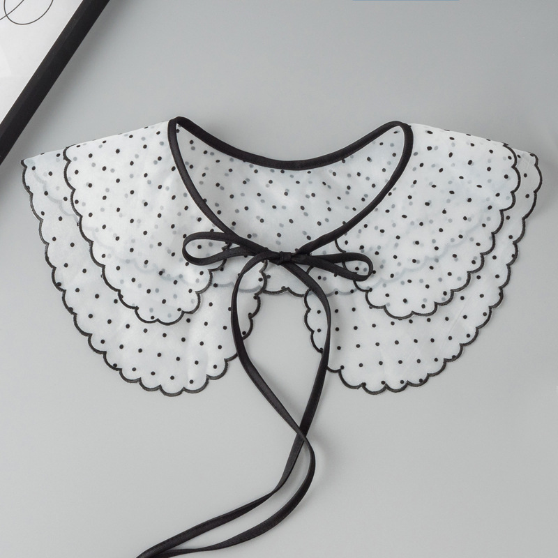 Picture of Korean Style Outer Matching Skirt Small Shawl Adult False Collar Children's Age-reducing Doll Collar All-match Lace Collar Decorative Collar
