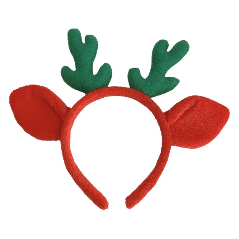 Christmas antlers hair hoop adult cute elk headband wide wash face pressure hair anti-skid hair card Christmas tiara female