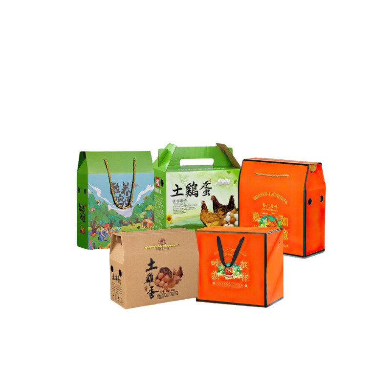 Picture of Customized Egg Packaging Box, Portable Egg Carton for 30 or 60 Free-Range Eggs, Custom Gift Box for New Year