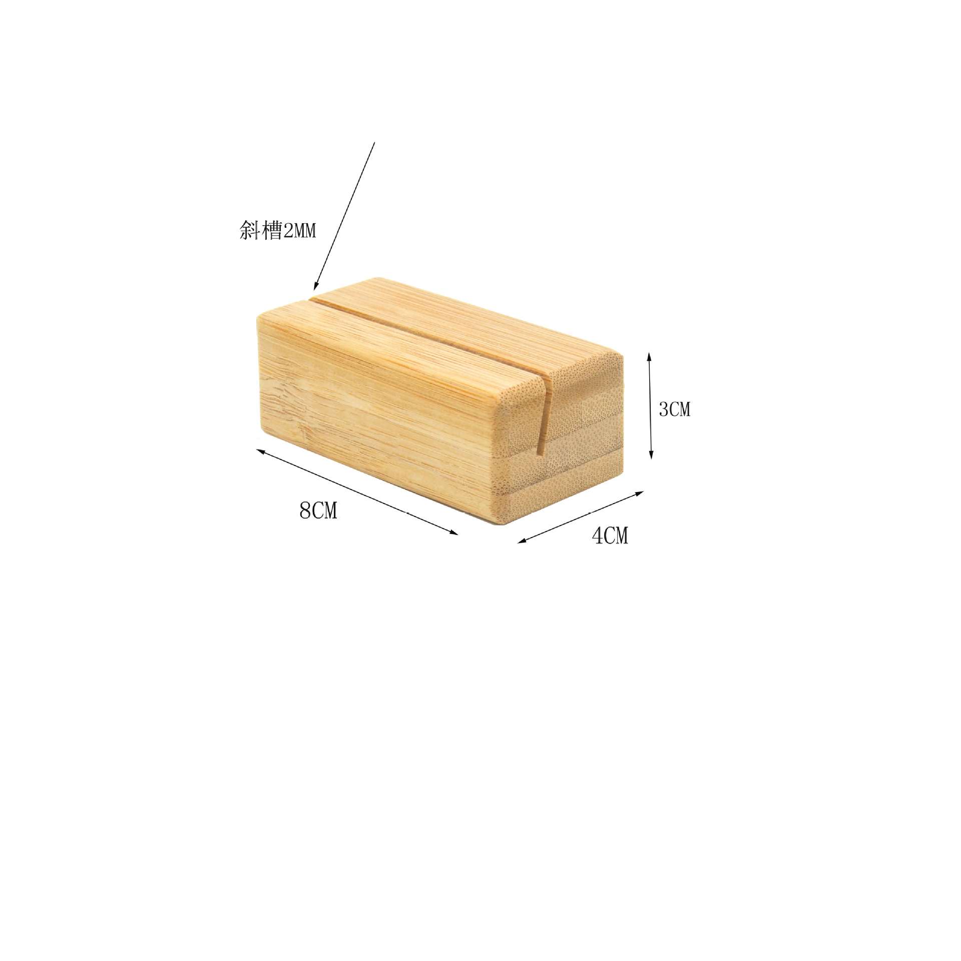 Picture of Wooden postcard base solid wood calendar base dining card table card photo holder card holder table card holder calendar base