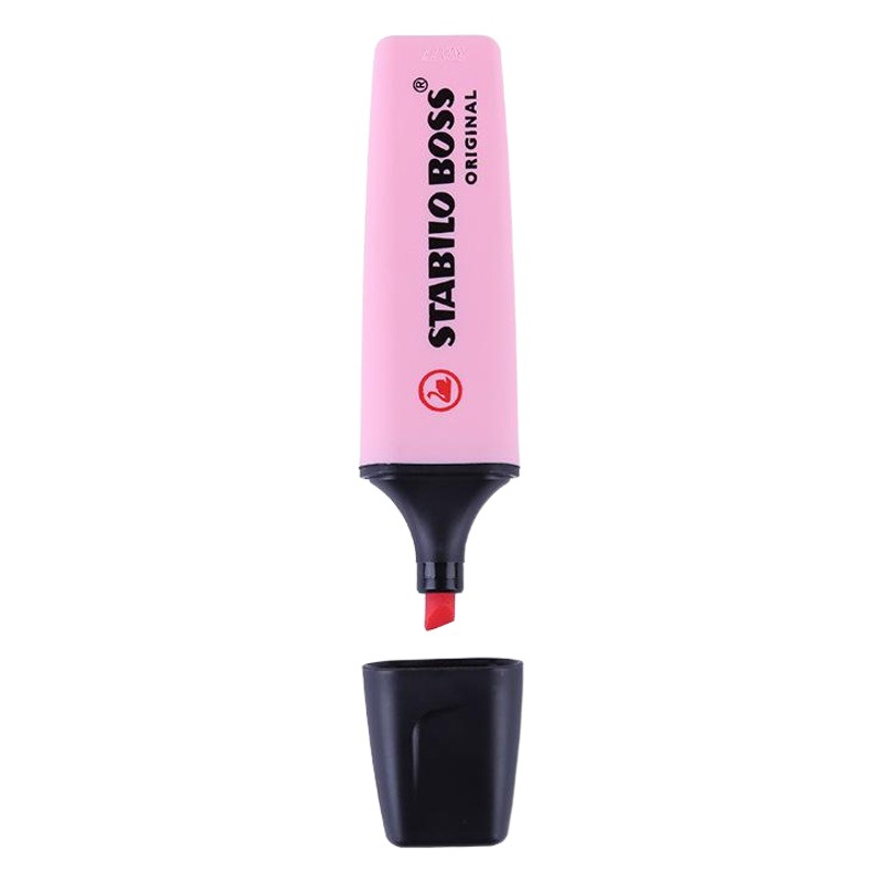 stabilo sth bosroth BOSS Macaron color highlighter for students with light marker