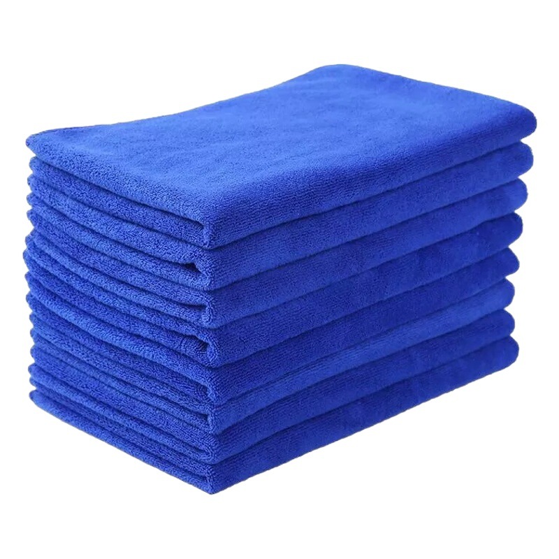 Car towel absorbent thickened lint-free car wash cloth car towel microfiber large small cloth batch