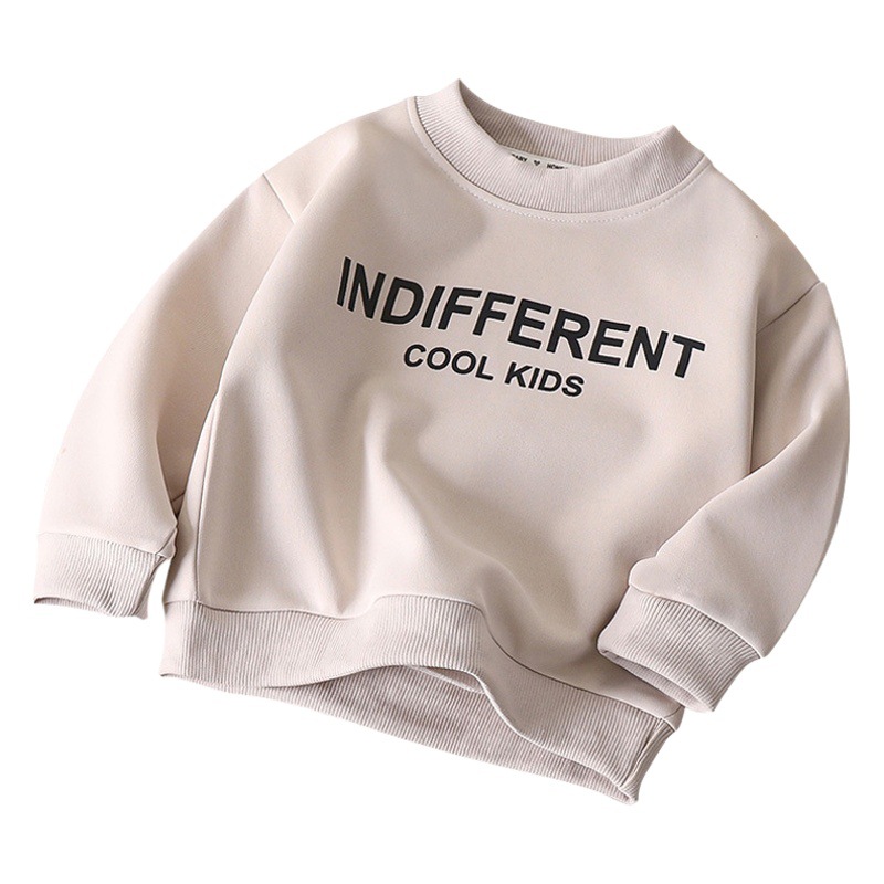 2025 Spring & Fall Kidsren's Pullover Sweatshirt Long-Sleeved Korean Style Jacket Sports Casual Loose Top for Boys and Girls