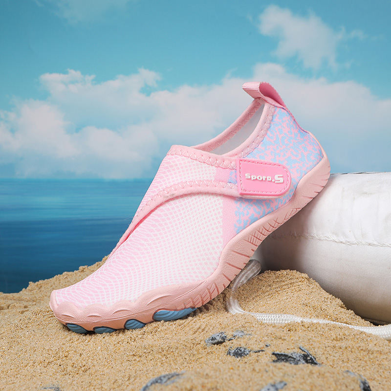 2024 new children's wading shoes boys' summer quick-drying breathable beach shoes girls' swimming shoes sea driving shoes