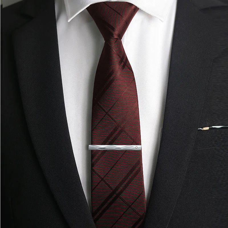 Picture of Men's Tie Clip Manufacturer Direct Sales Yiwu Cross-Border Business Metal Tie Clip Tieclips Bow Tie Business Style