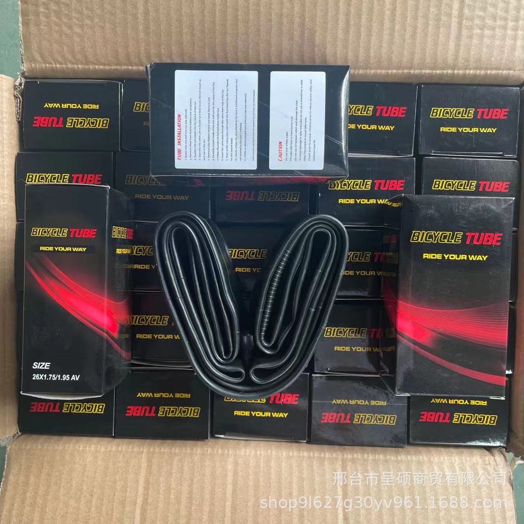 Picture of Bicycle inner tube baby car accessories mountain bike tires 12-26 inch boxed beauty nozzle inner tube spot wholesale