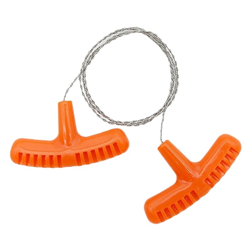 Outdoor Pp Handle Mini Flap Pocket Pants Saw Camping Survival Wire Saw Stainless Steel Wire Saw Aquatic Grass Saw Portable Survival Tool