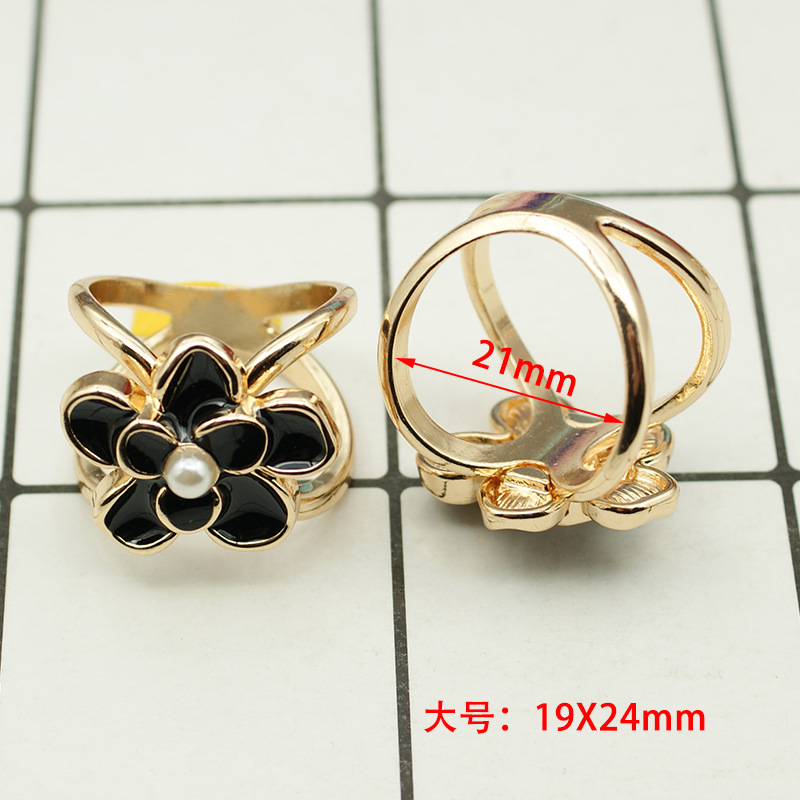 Picture of South Korea multi-functional scarf buckle high-grade Pearl fashion new Camellia windbreaker belt buckle high-end jewelry wholesale