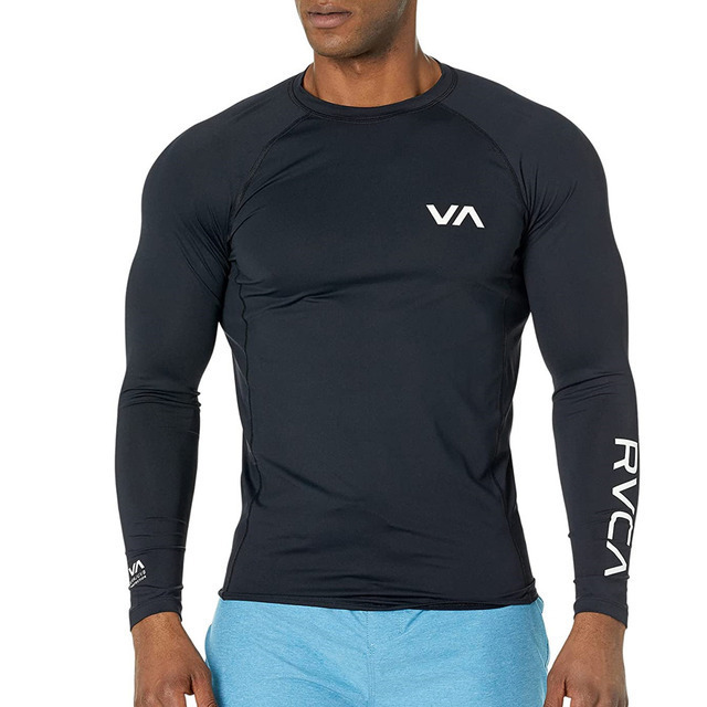 RVCA diving suit men's outdoor sports sunscreen surfing suit long sleeve short sleeve swimming top quick-drying jellyfish suit
