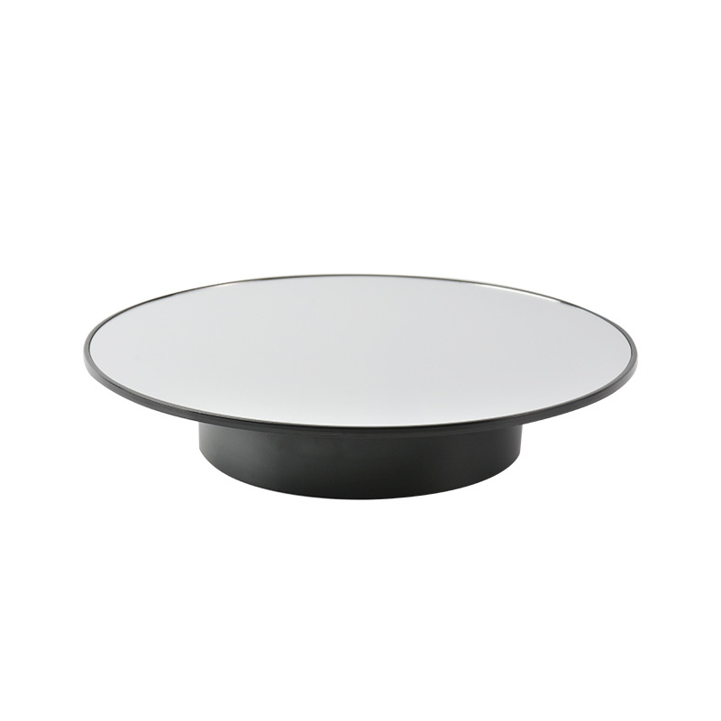 Picture of 25cm Electric Turntable Live Photography Photography Jewelry Rack Dual Use Mirror Electric Display Rack Rotating Display Stand