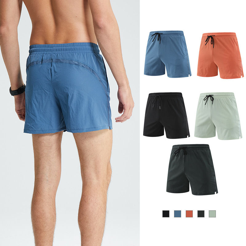 Lulu Same Quick-drying Breathable Sports Shorts Outdoor Running Marathon Track and Field Triple Pants Stretch Training Shorts