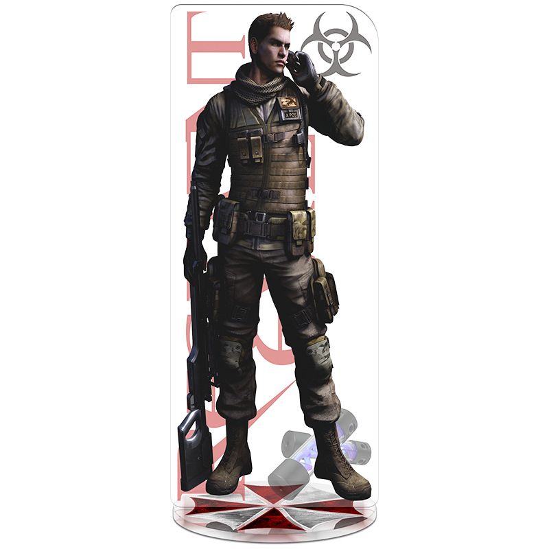 Picture of Seamless Laminated CNC Carved biochemical crisis Evil Spirit Castle Fans Game Surrounding Acrylic Quality Brand