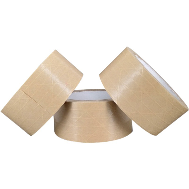 Wet Water Kraft Paper Tape for Art Painting, Writable, Water-Based, Eco-Friendly Packaging Kraft Paper with Reinforced Edges, Wholesale for Edge Sealing