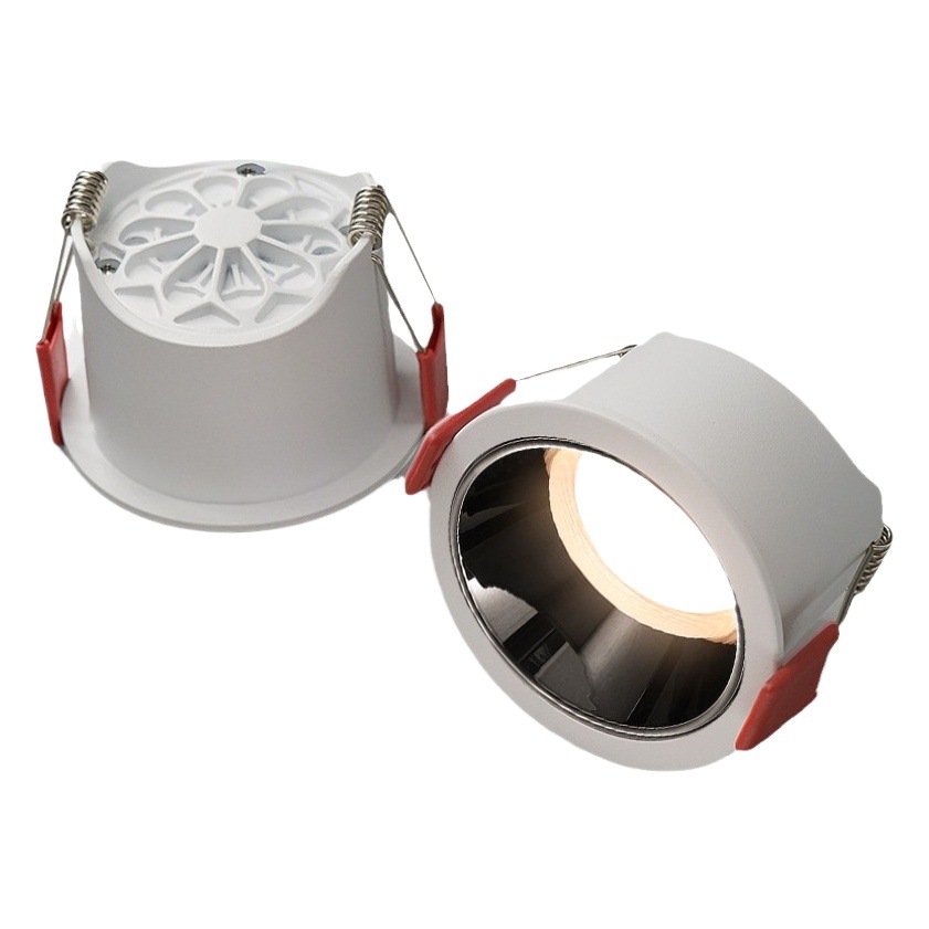 High-End Full-Spectrum Led Downlight with 75mm Deep Cup Recessed Design, Anti-Glare, for Home Use in Living Room and Bedroom Ceiling