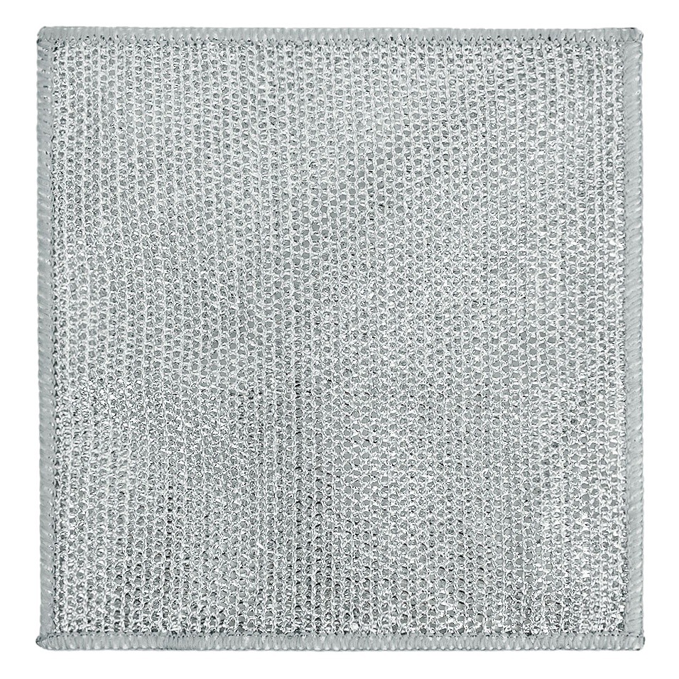 In stock silver silk dishwashing cloth non-stick oil dishwashing steel wire cloth instead of steel ball dishwashing cloth washing pot dishwashing towel
