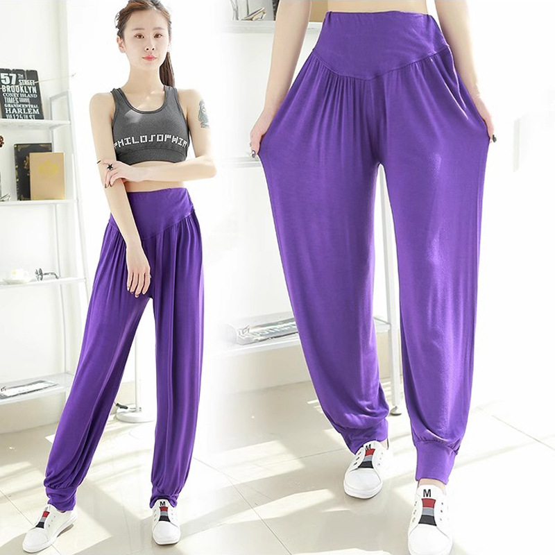 Picture of Casual Dance Pants Women's Loose Radish Bloomers Body Practice Clothes Modern Square Dance Modal Practice Pants