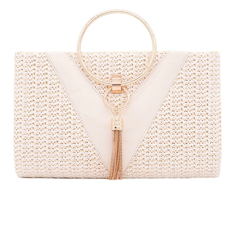 Henglida 2021 summer European and American cross-border e-commerce woven dinner bag bridal bag Fashion Women's clutch factory