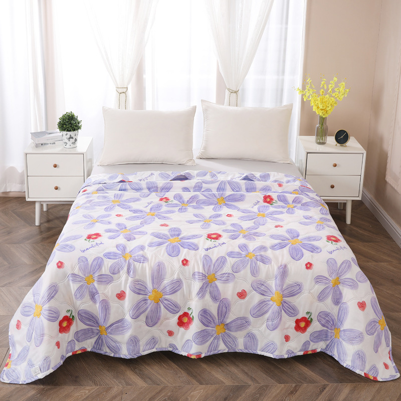 (Skin-Friendly Ecological Cotton Summer Quilt) Sleep on the Clouds and Enjoy Comfort