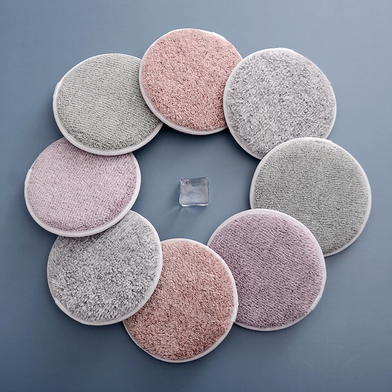 Source manufacturers wholesale bamboo carbon fiber beauty towel to clean facial pores wash face three layers of clean water makeup remover