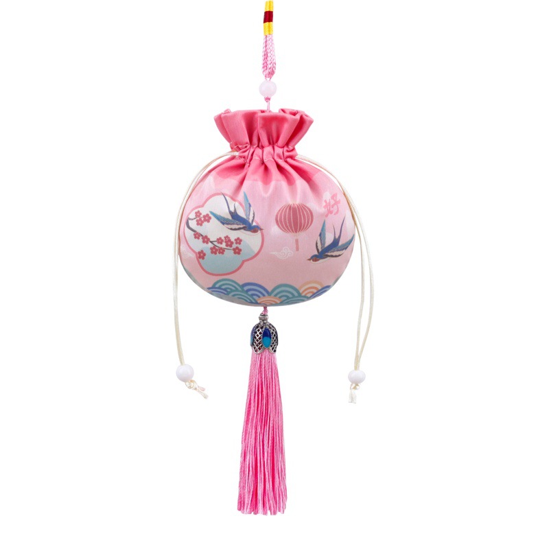 Picture of Qinggeng Dragon Boat Festival sachet empty bag antique embroidery printing purse portable decorative pendant sachet Hanfu sachet