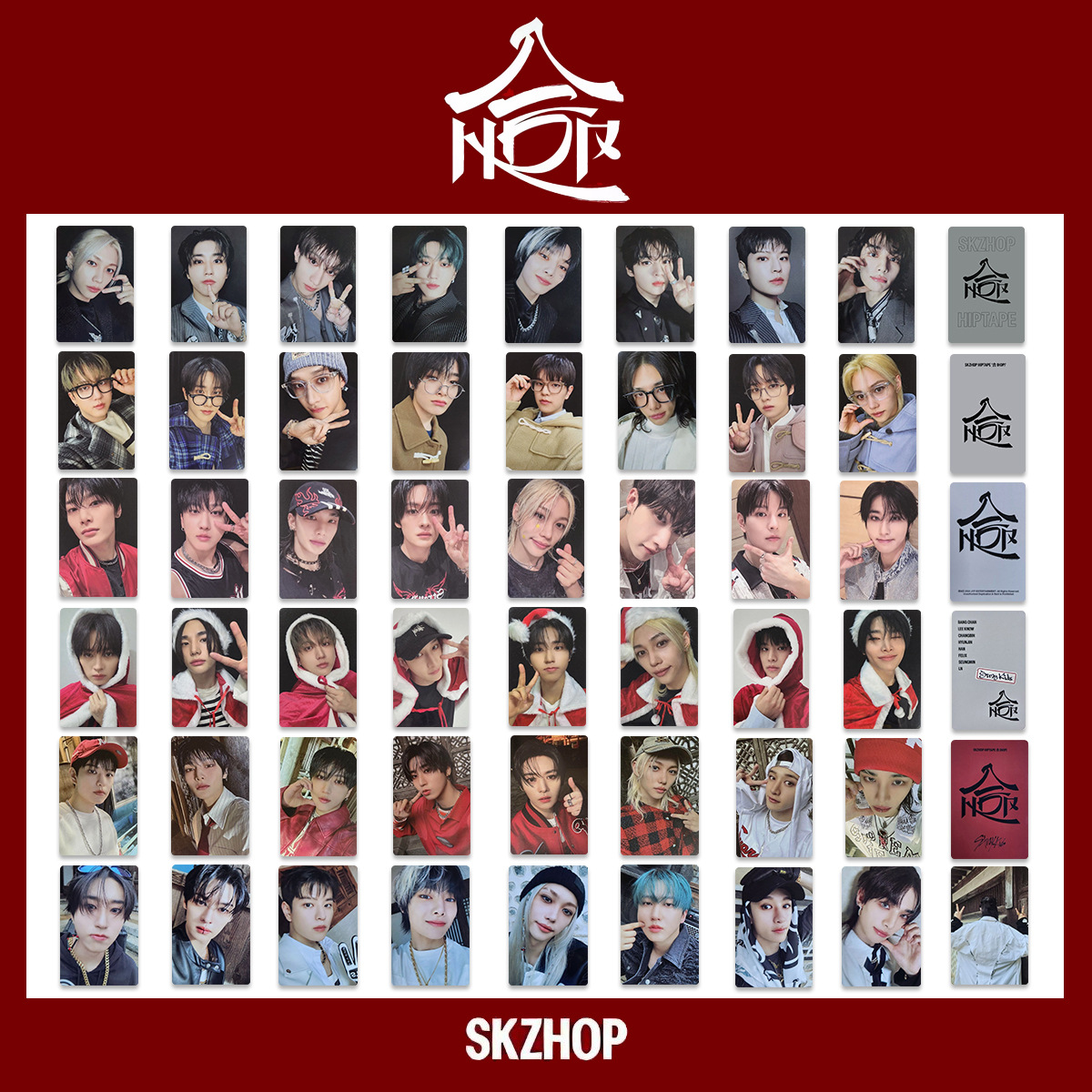 STRAY KIDS Album with HOP Small Card SKZHOP Random Carter Classic Small Card nemo SW Small Card