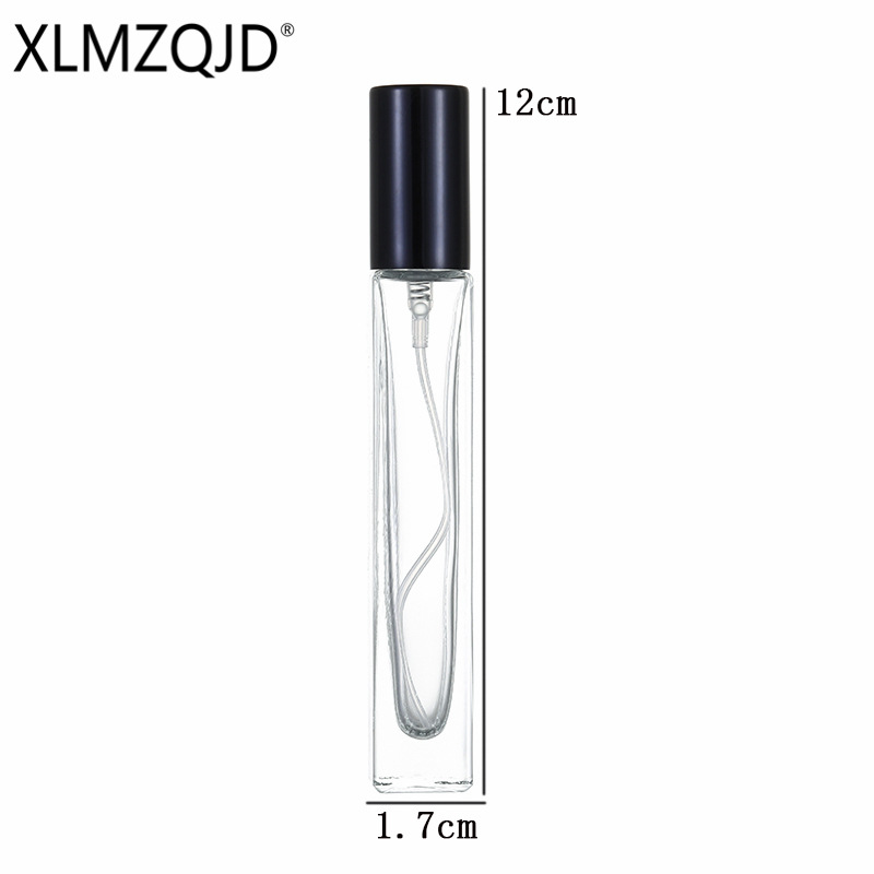 Picture of Spot supply XB86-10ml portable sample square glass bottle/sub bottle/spray bottle/press empty bottle