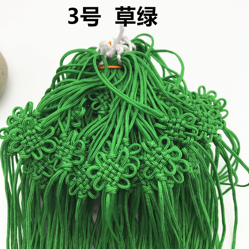 Picture of A line Square flower small Chinese knot greeting card invitation card craft sling accessories hand-woven Jade line small knot gift box ornaments