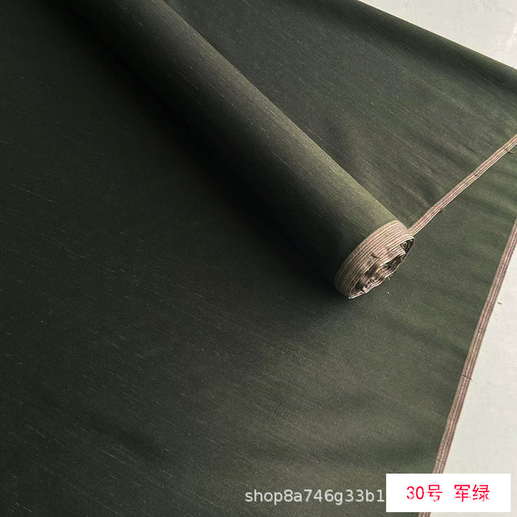 Picture of Solid Color Silk Double Palace Fabric, Crisp Mulberry Silk Double Palace Fabric, Yarn-dyed Double Palace Clothing Cheongsam Top Fabric