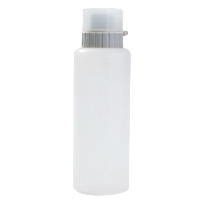 Transparent Plastic Tomato Salad Dressing Squeeze Bottle Household Squeeze Bottle with Lid 5-Hole Large Diameter Seasoning Bottle