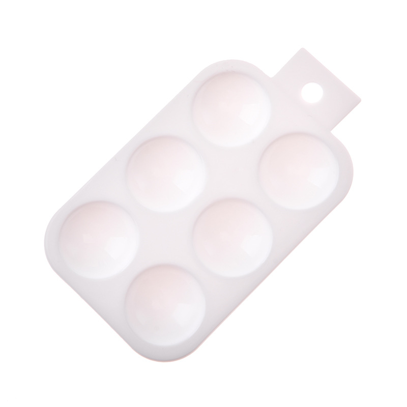 Picture of Basic Transparent Kidsren's Watercolor Supplies Pp Palette Student Painting Art Hand-Painted Plastic Paint Palette Palette
