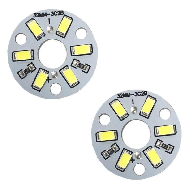 in stock supply 5V lamp board 12V lamp board led light source board 3w white warm light dual color variable light free drive 5v light source