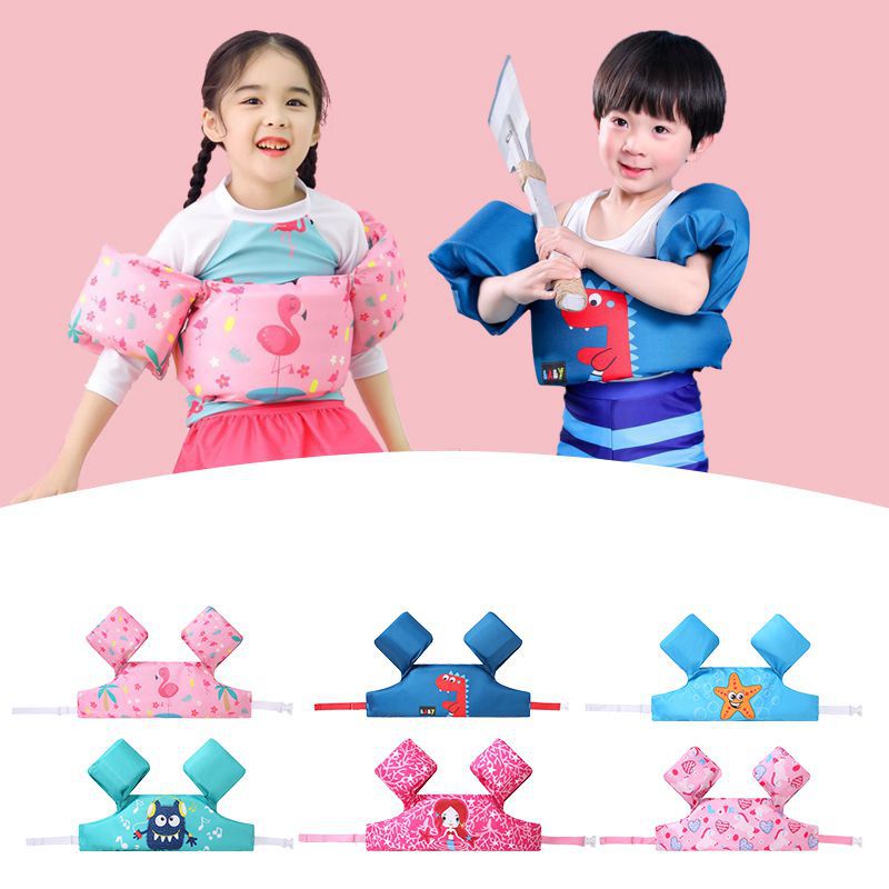 Picture of Cartoon Young Children's Swimming Arm Ring Float Ring Swimming Buoy Life Jacket Baby's Water Sleeve Buoyancy Vest Swimming Equipment