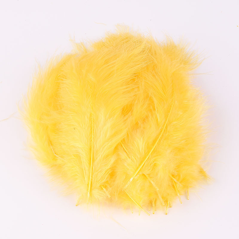 Picture of Cross-Border Wholesale Turkey Feathers Pointed Tail Velvet Feathers Colorful Feathers Dream Catcher Feathers Feather Lamp Wave Ball Feathers