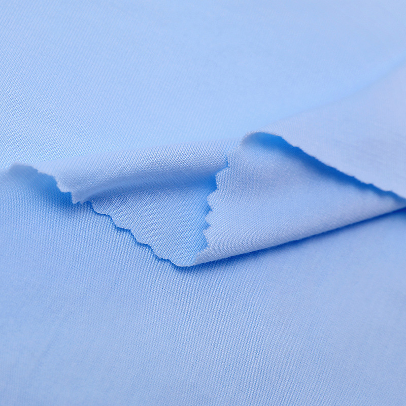 Picture of 40S Bamboo Fiber Elastic Cloth Knitted Bamboo Fiber Single-sided Cloth Bamboo Elastic Sweat Cloth Cool T-shirt Home Service Fabric