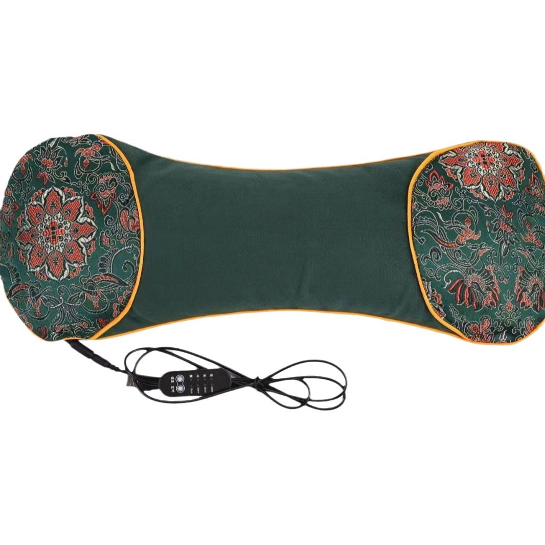wormwood heating pillow cervical pillow household removable moxibustion hot compress bone headrest autumn and winter neck protection wormwood pillow