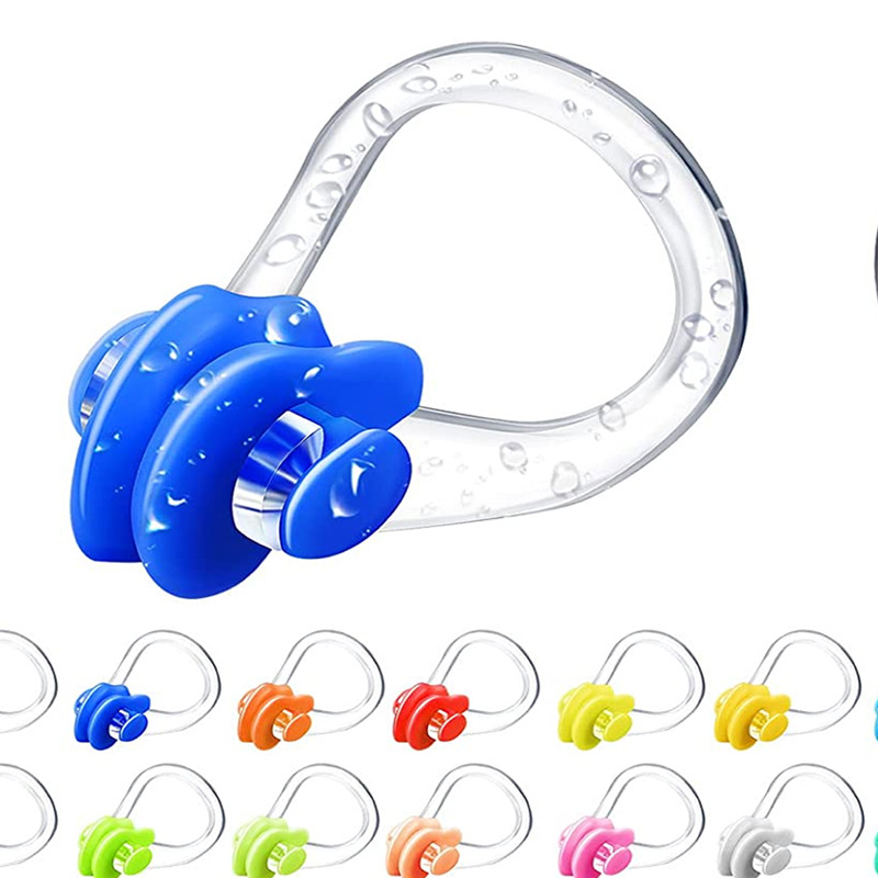 Picture of Comfortable soft silicone nose clip swimming equipment children adult swimming supplies multicolor optional factory wholesale