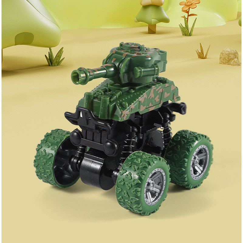 Picture of Off-road inertia pull-back four-wheel drive model boy stunt children's toy car crash car manufacturers wholesale