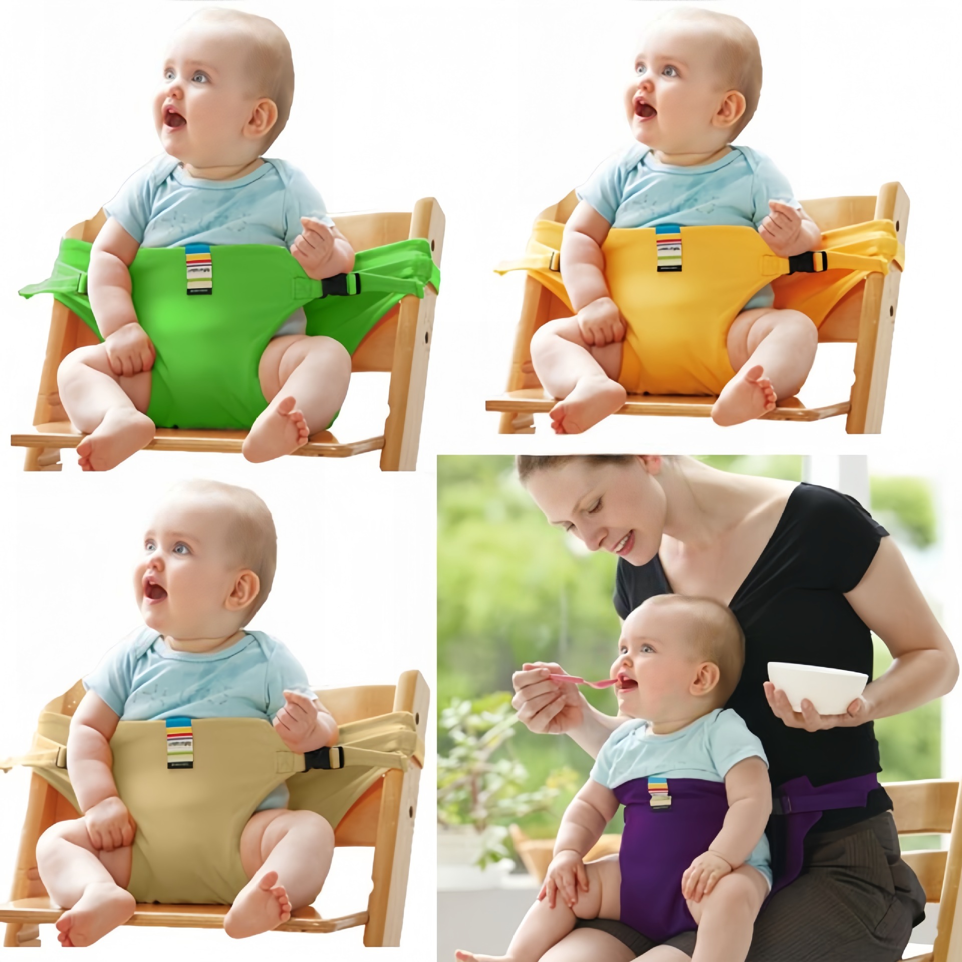 Baby Fixing Belt Portable Dining Chair Seat Belt Universal Children's Out Strap Baby Foldable Chair Belt